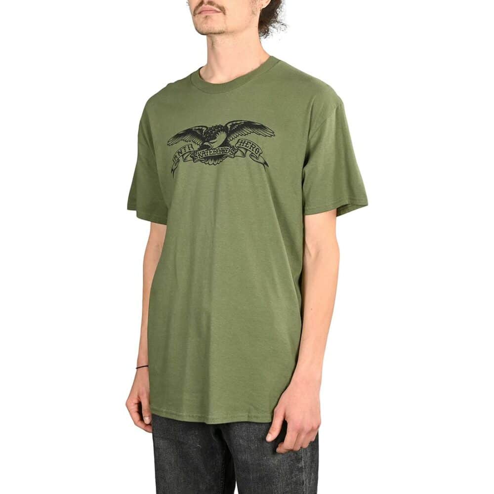 Anti Hero Basic Eagle S/S T-Shirt - Green/Black