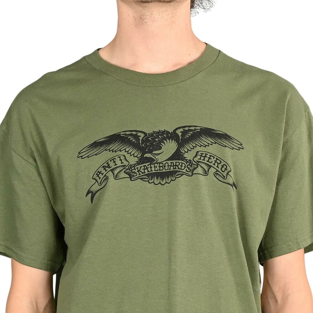 Anti Hero Basic Eagle S/S T-Shirt - Green/Black