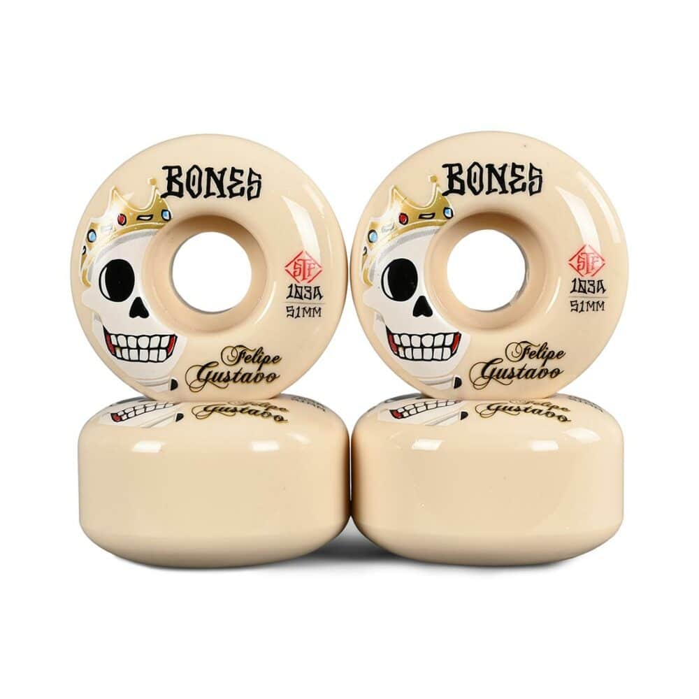 Bones Gustavo Notorious STF V1 Standards 103a 51mm Skateboard Wheels