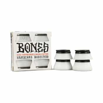 Bones Hardcore Hard Skateboard Truck Bushings - Black/White