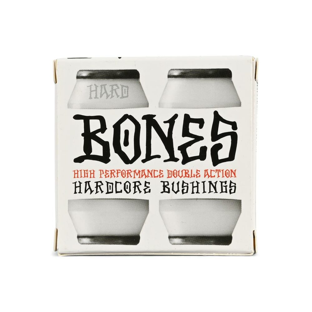 Bones Hardcore Hard Skateboard Truck Bushings - Black/White