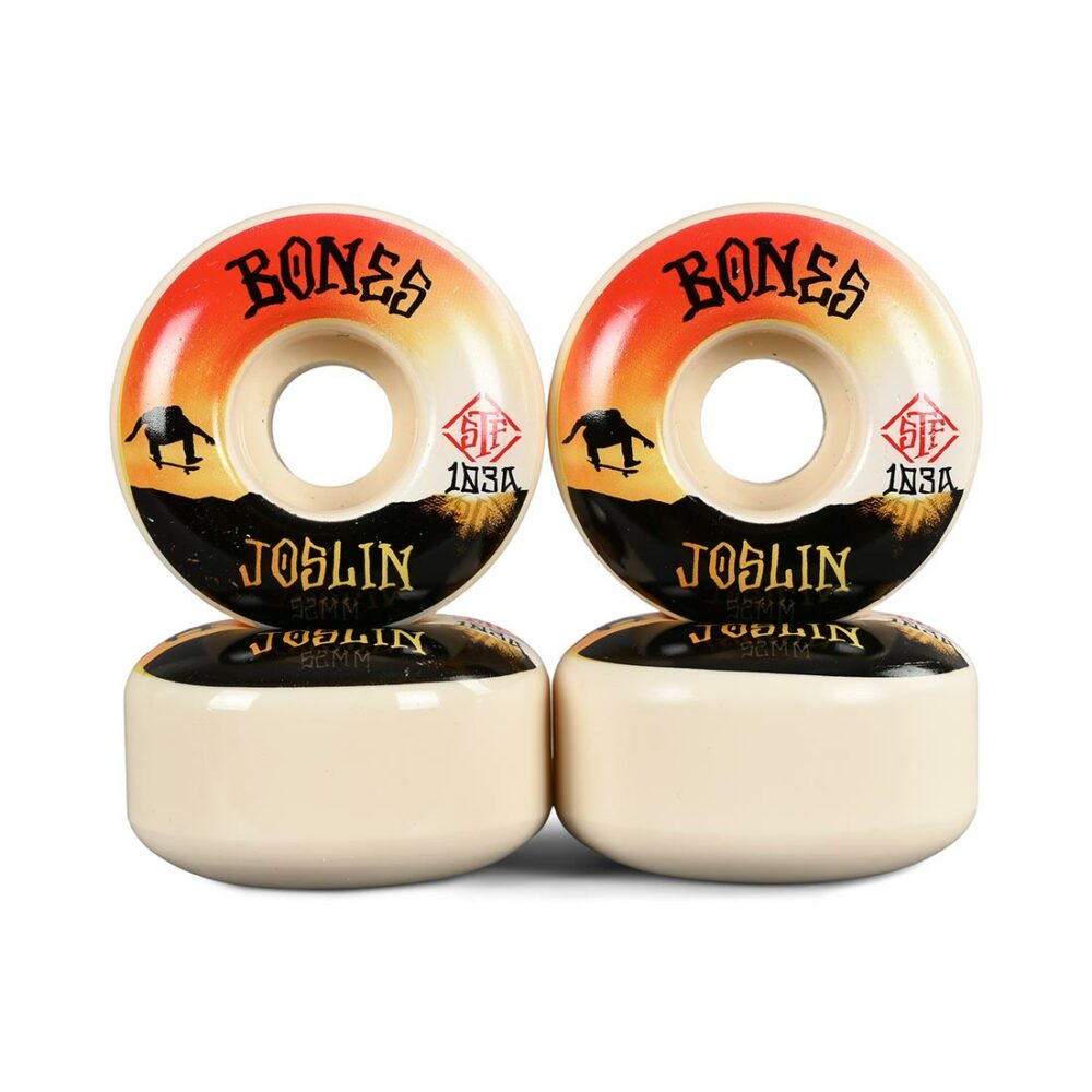 Bones Joslin Sunset STF V1 Standards 103a 52mm Skateboard Wheels