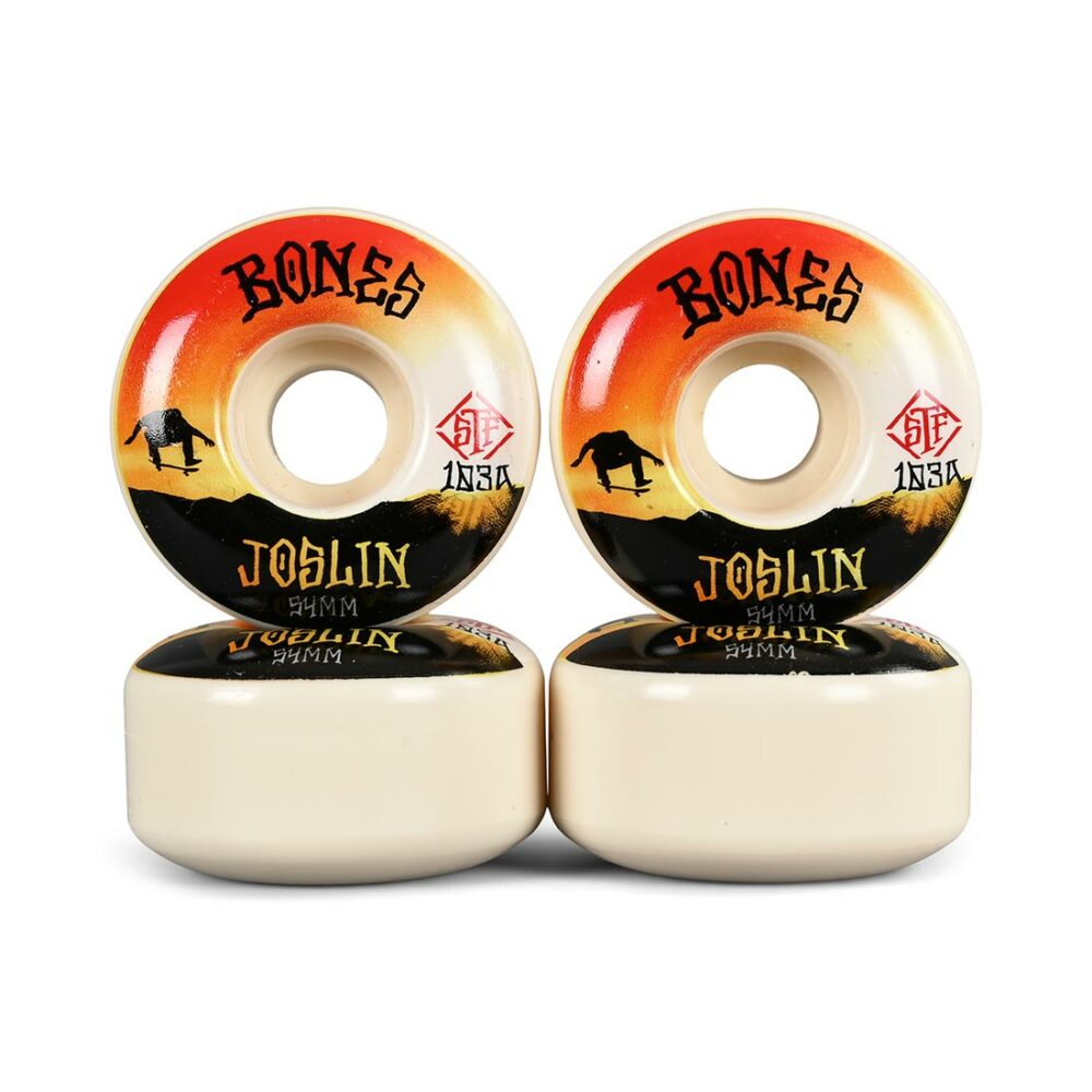 Bones Joslin Sunset STF V1 Standards 103a 54mm Skateboard Wheels