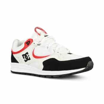 DC Kalis Lite Skate Shoes - White/Black/True Red