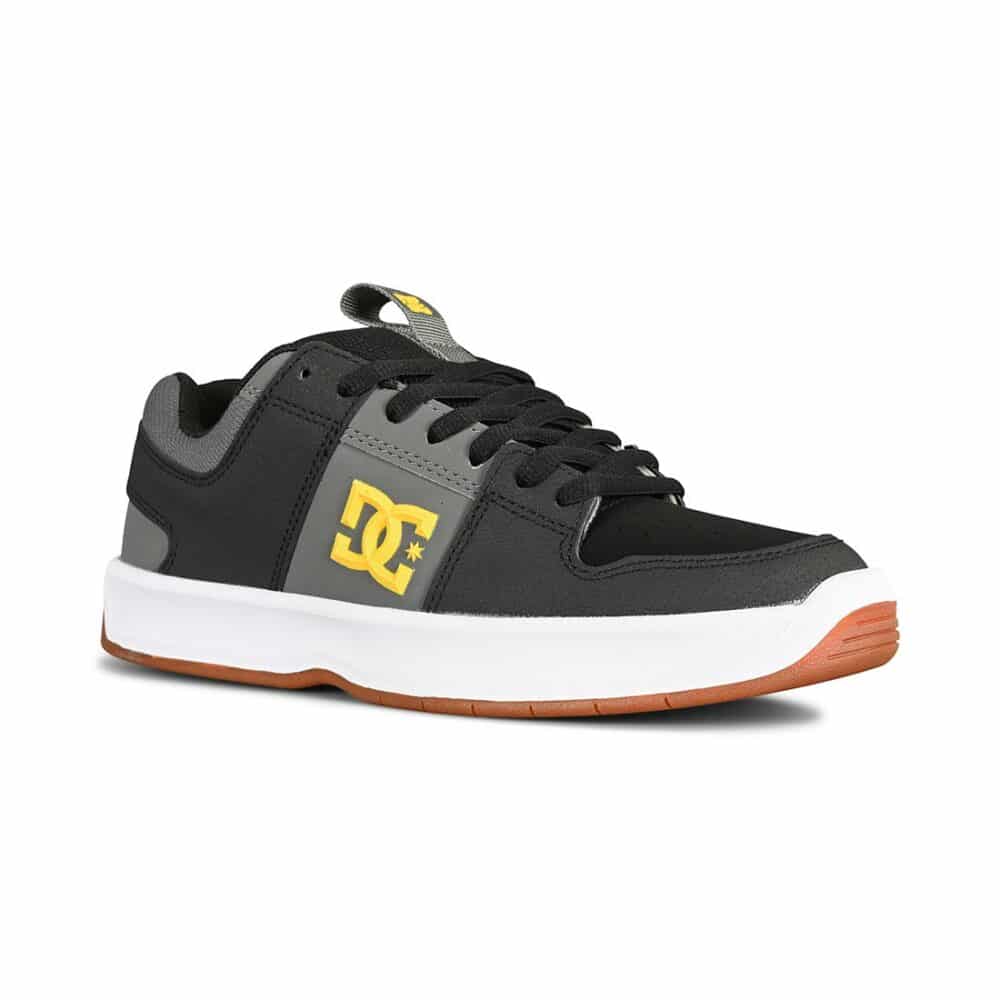 DC Lynx Zero S Skate Shoes - Black/Grey/Yellow