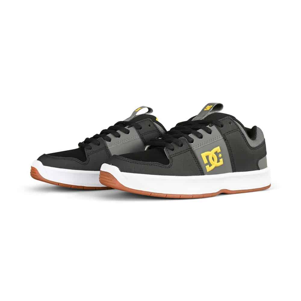 DC Lynx Zero S Skate Shoes - Black/Grey/Yellow