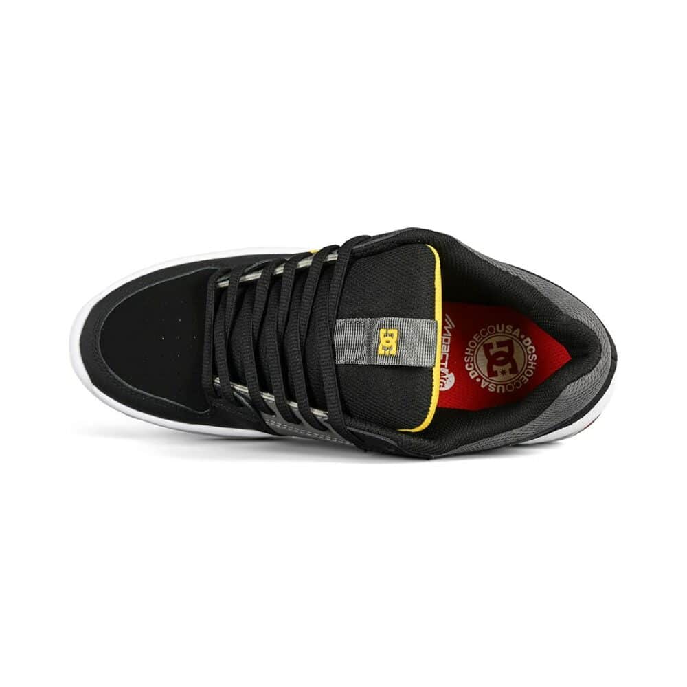 DC Lynx Zero S Skate Shoes - Black/Grey/Yellow