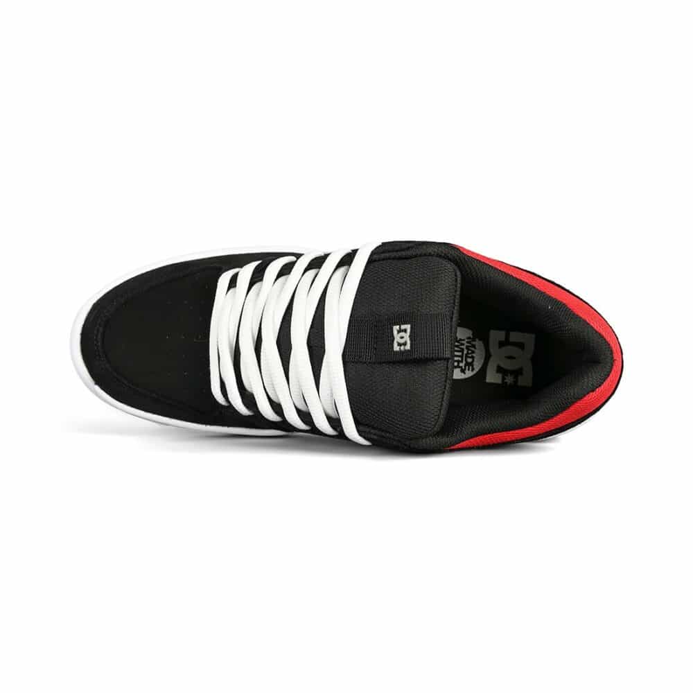 DC Lynx Zero Skate Shoes - Black/Red/Grey