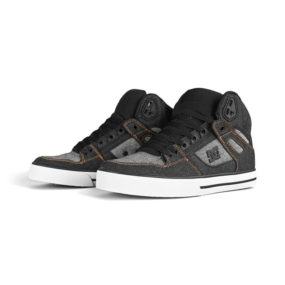 DC Pure High Top WC Shoes - Black/Armour/Black