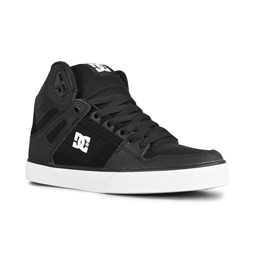 DC Pure High Top WC Shoes - Black/Black/White