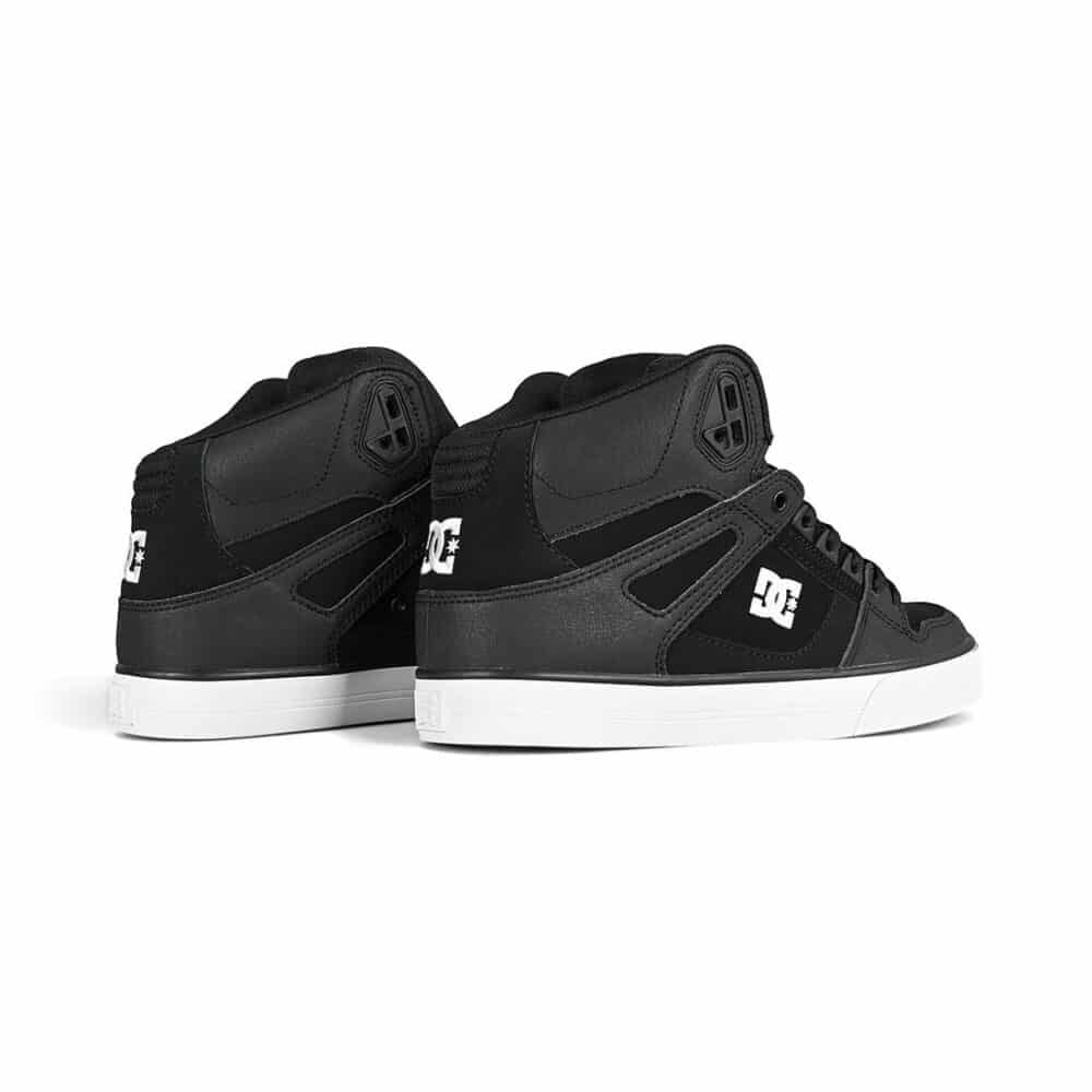 DC Pure High Top WC Shoes - Black/Black/White