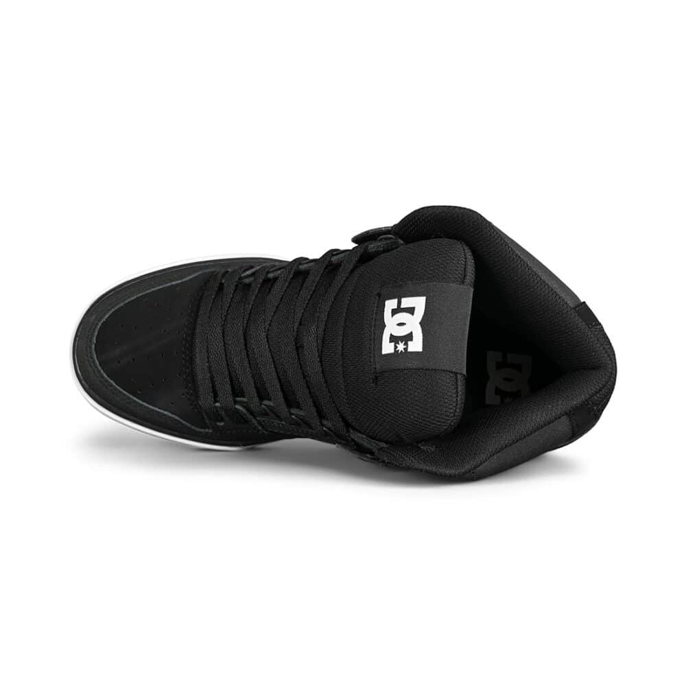 DC Pure High Top WC Shoes - Black/Black/White