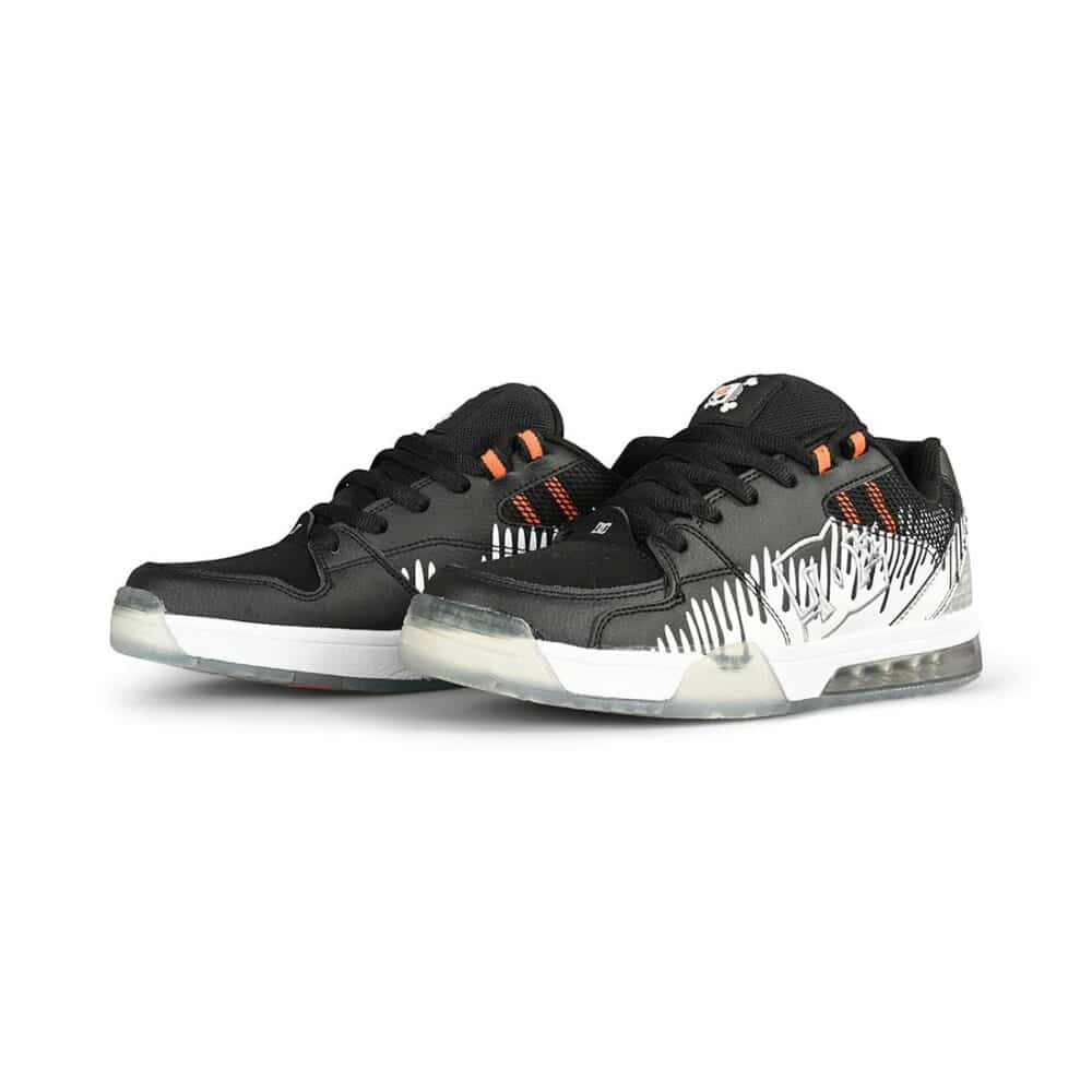 DC Ken Block Versatile Skate Shoes - Black/White/Orange