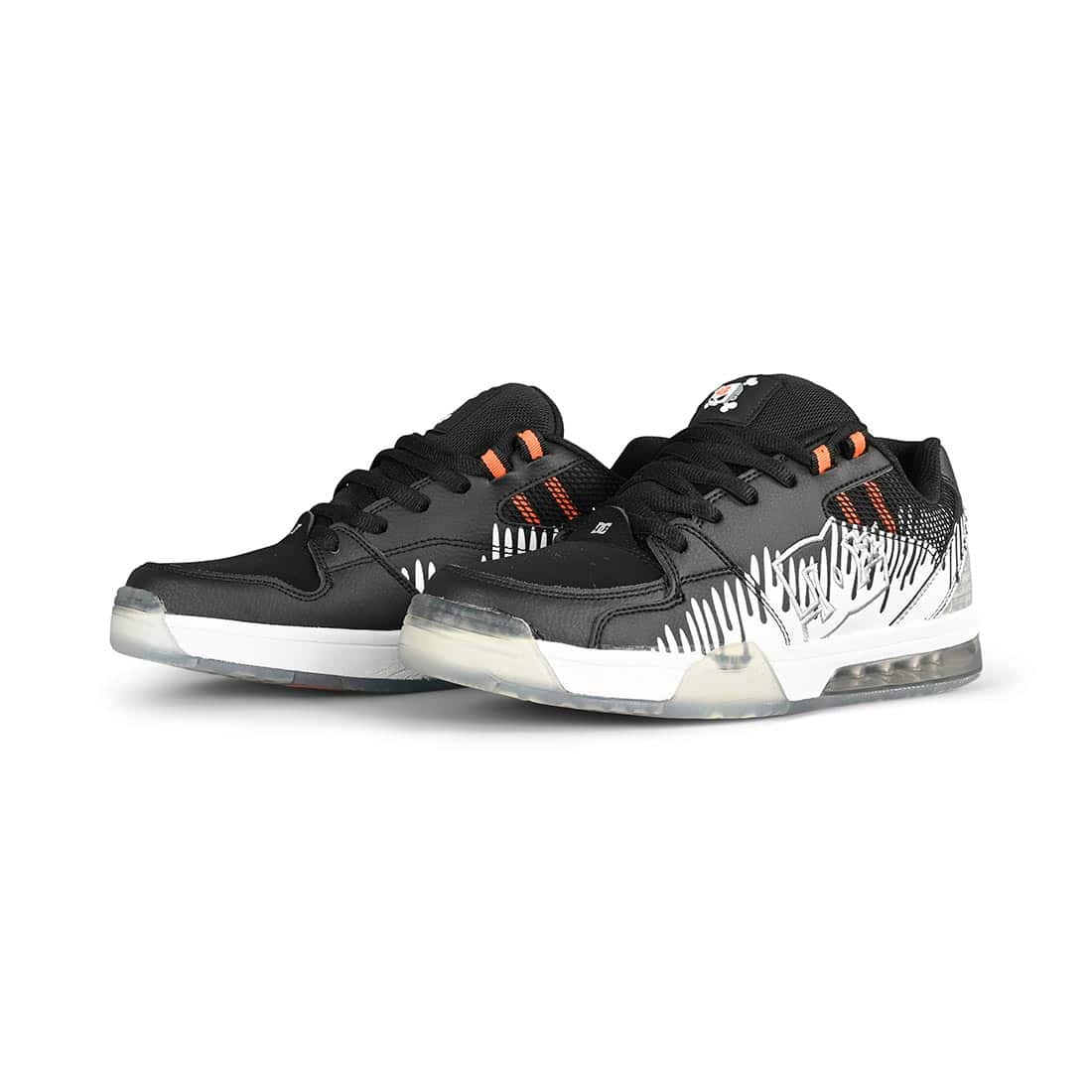 DC KB Versatile Skate Shoes Black White Orange Supereight