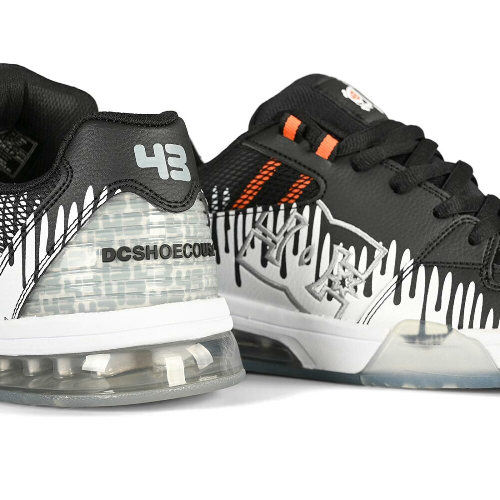 DC Ken Block Versatile Skate Shoes - Black/White/Orange