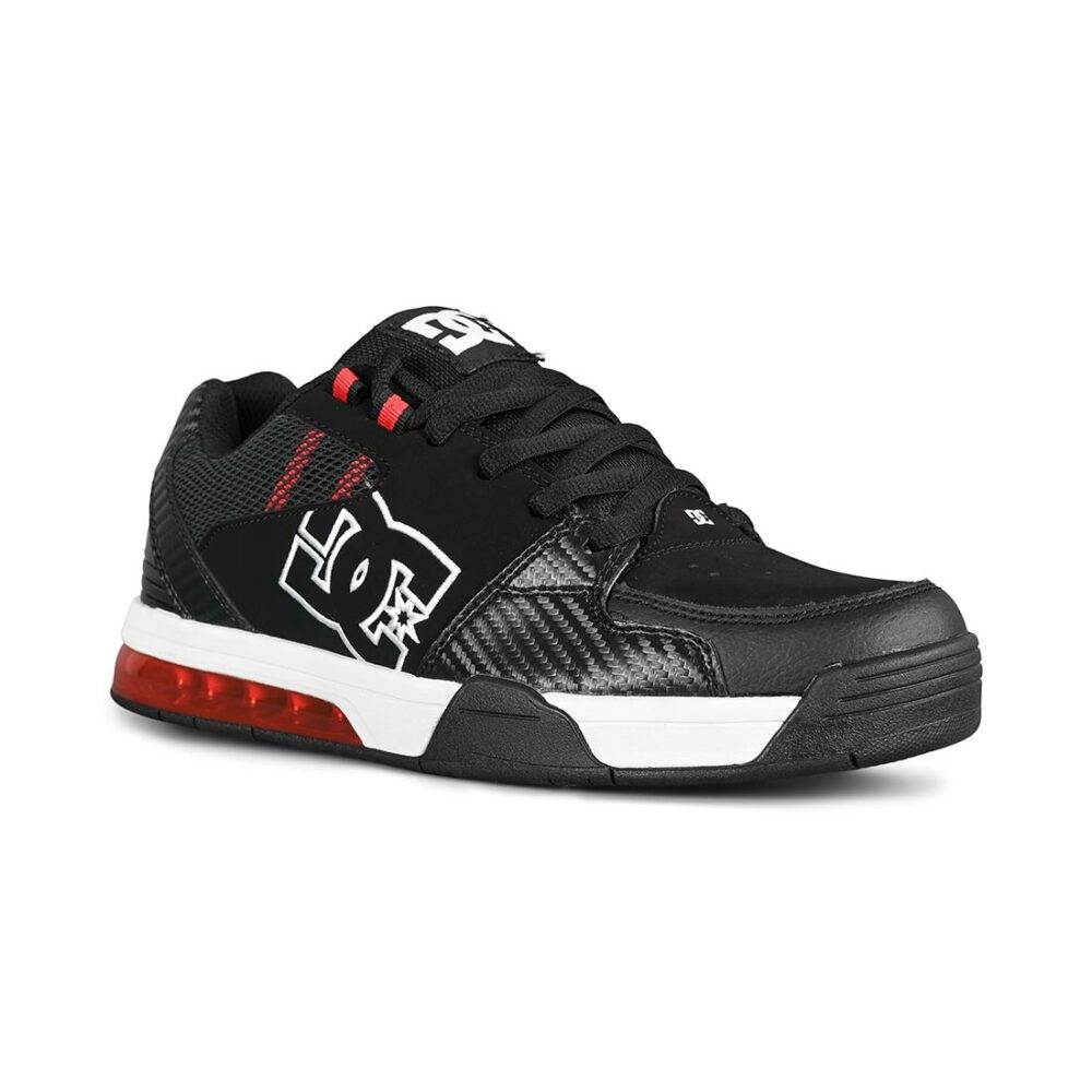 DC Versatile Skate Shoes - Black/White/Athletic Red