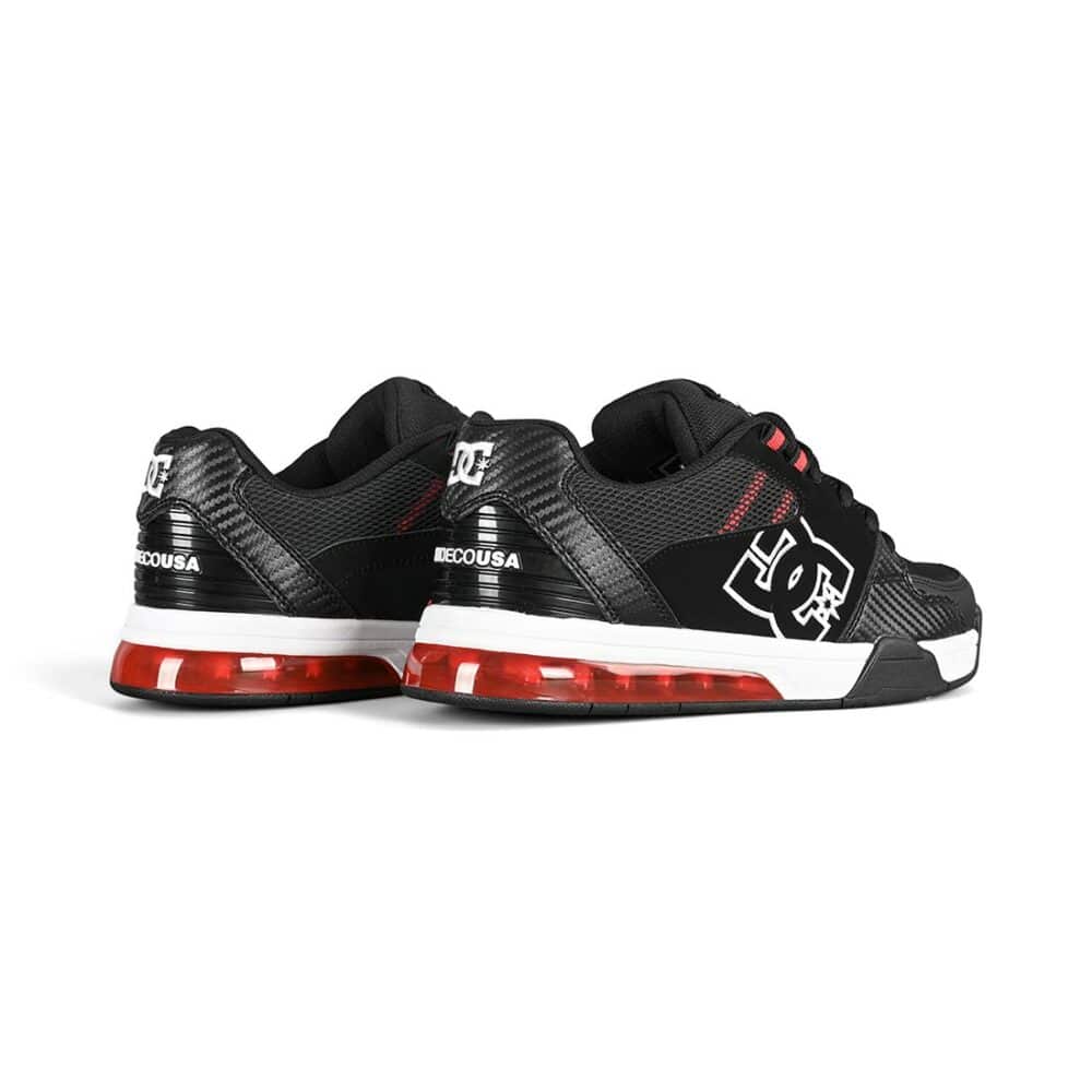 DC Versatile Skate Shoes - Black/White/Athletic Red