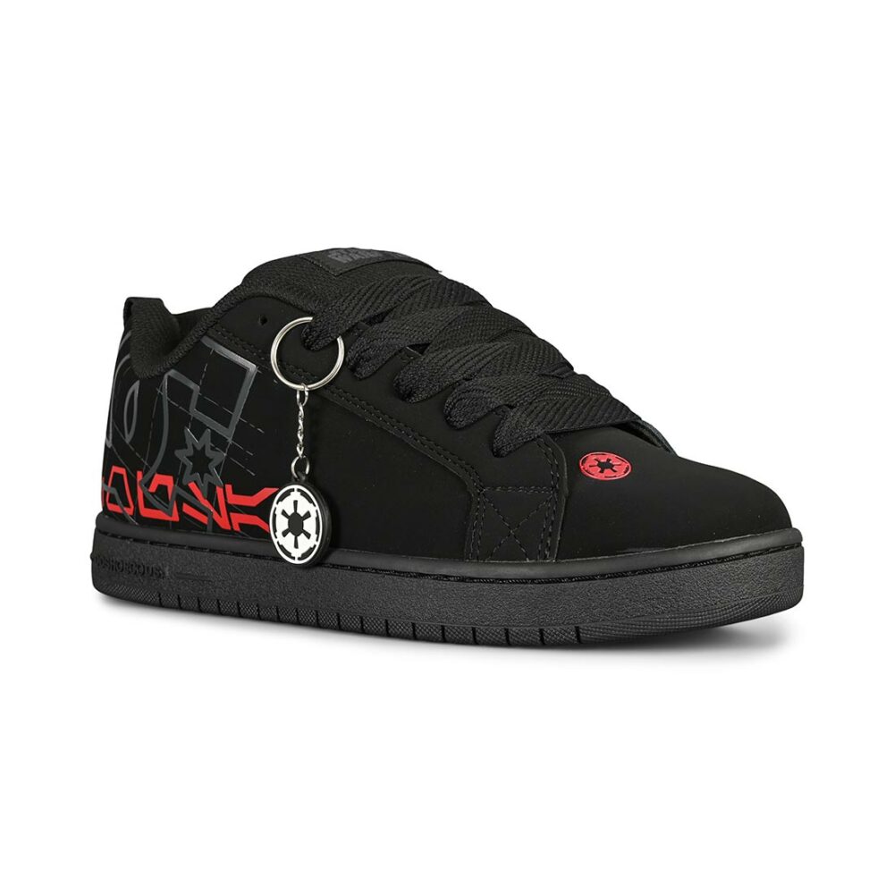 DC x Star Wars Court Graffik Skate Shoes - Black/Grey/Red