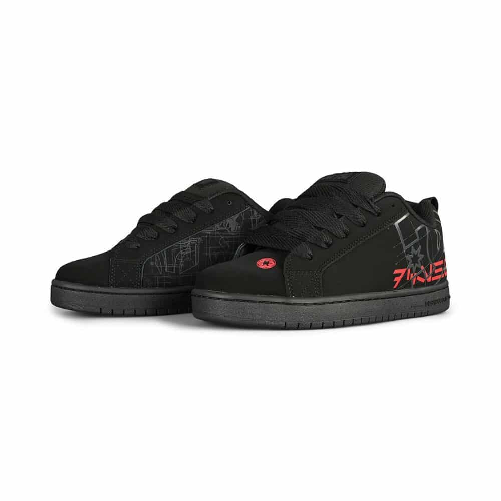 DC x Star Wars Court Graffik Skate Shoes - Black/Grey/Red