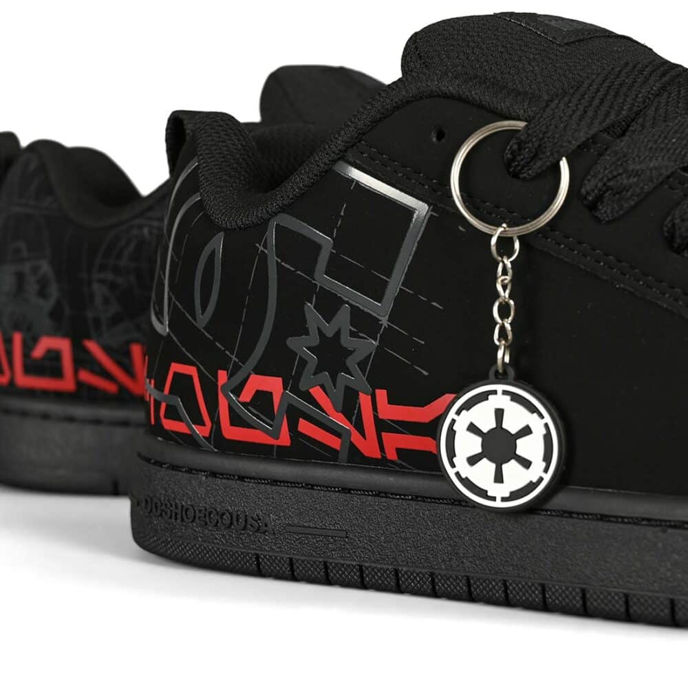 DC x Star Wars Court Graffik Skate Shoes - Black/Grey/Red