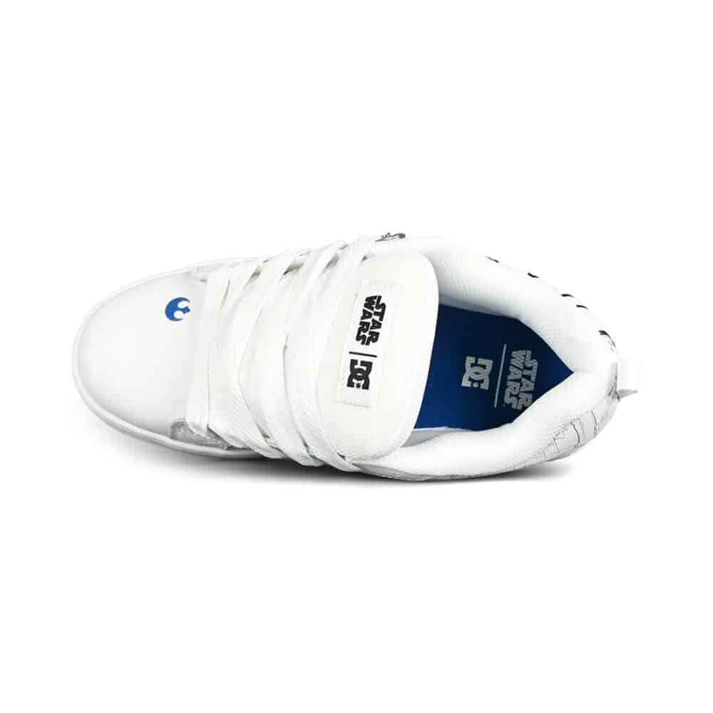 DC x Star Wars Court Graffik Skate Shoes - White/Blue