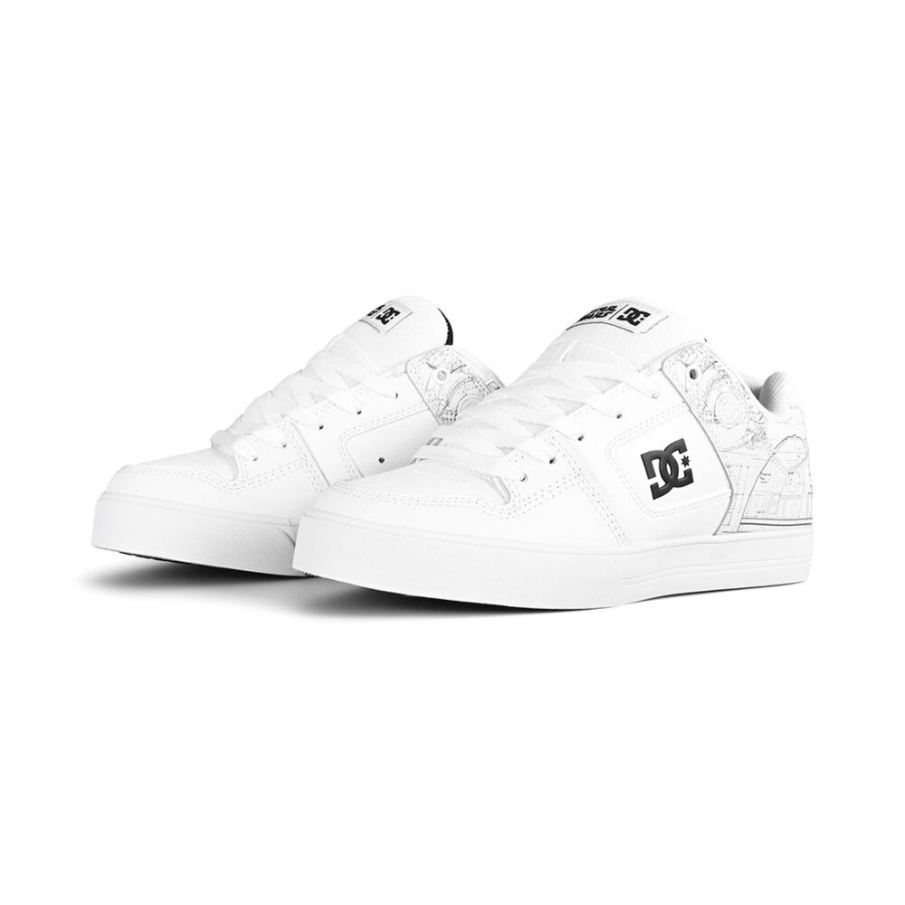 DC x Star Wars Pure Skate Shoes - White/Black/Blue