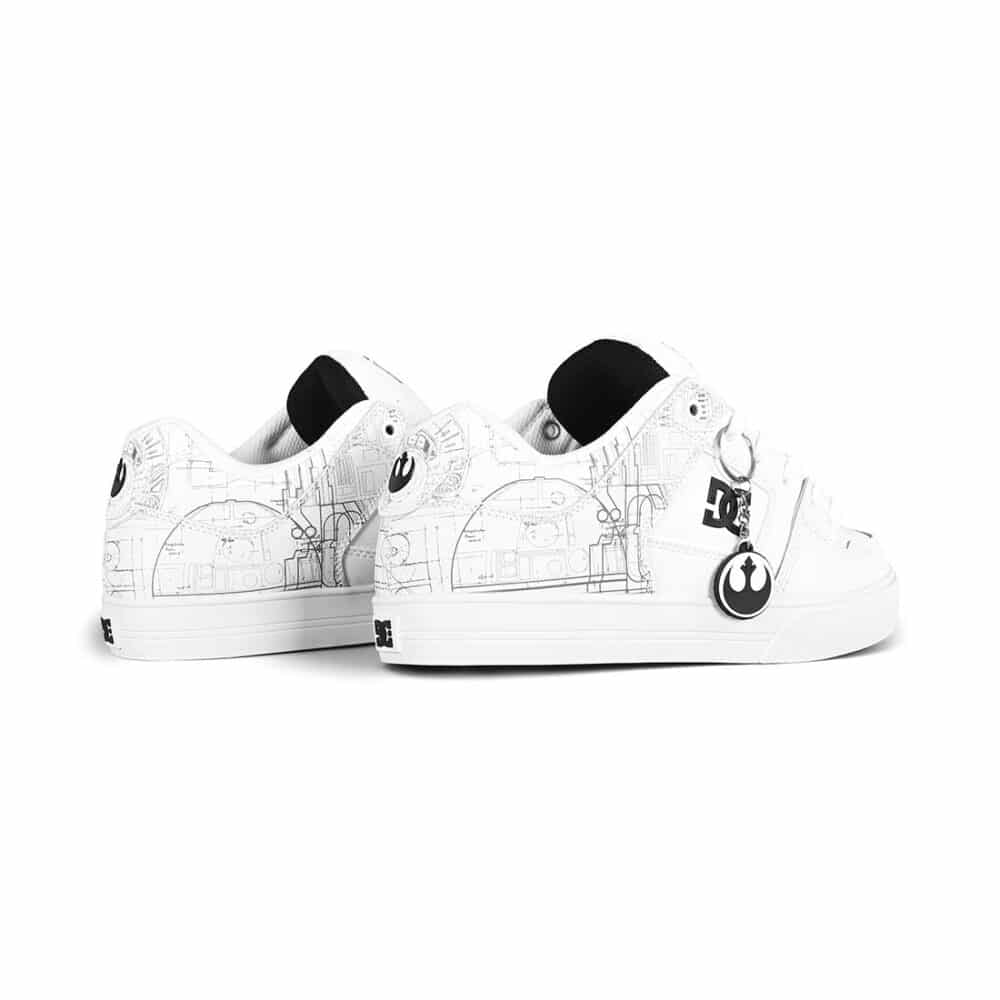 DC x Star Wars Pure Skate Shoes - White/Black/Blue