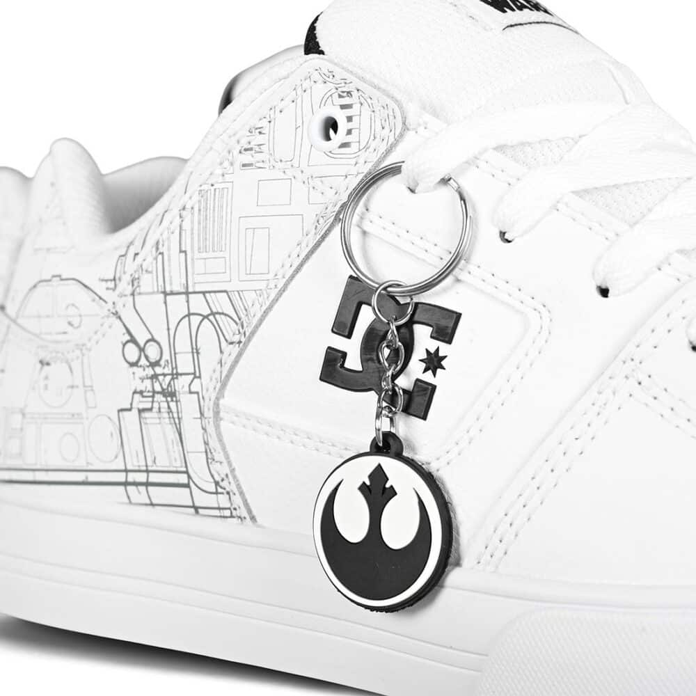 DC x Star Wars Pure Skate Shoes - White/Black/Blue