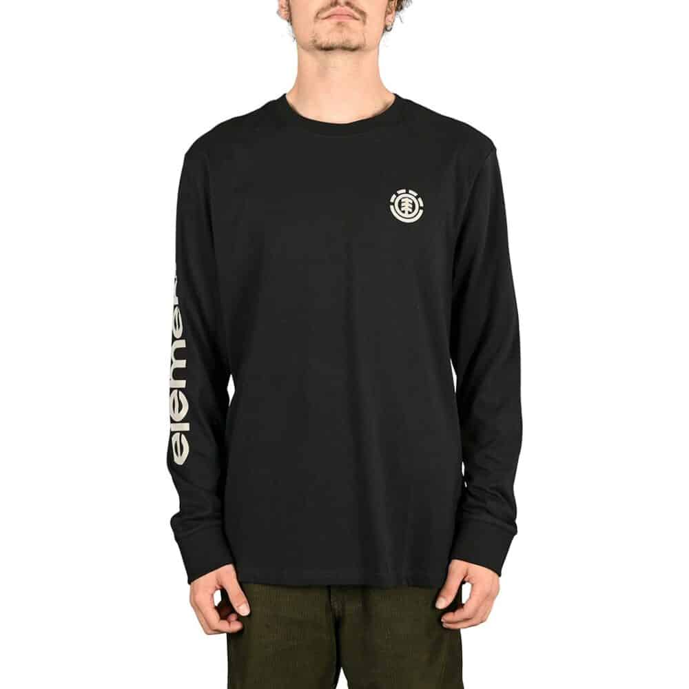 Element Peaks L/S T-Shirt - Flint Black