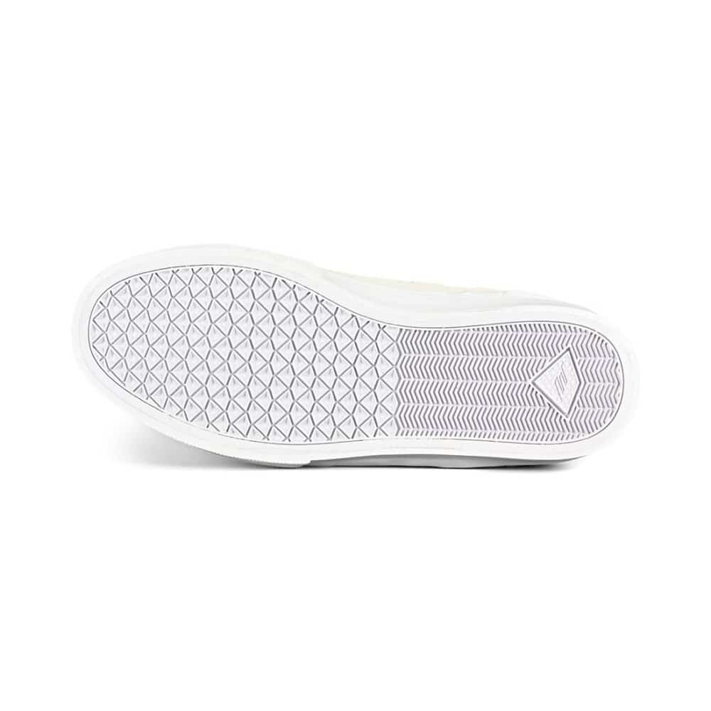 Emerica Pillar Mid-Top Skate Shoes - White