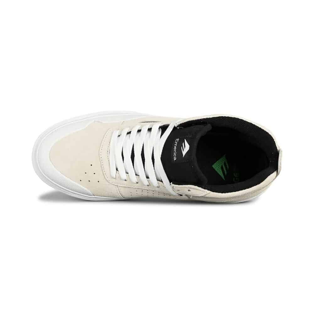 Emerica Pillar Mid-Top Skate Shoes - White