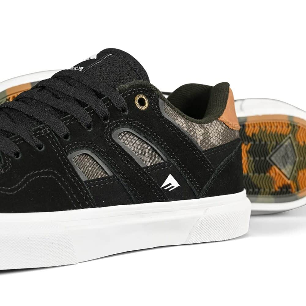 Emerica Tilt G6 Vulc Skate Shoes - Black/Camo