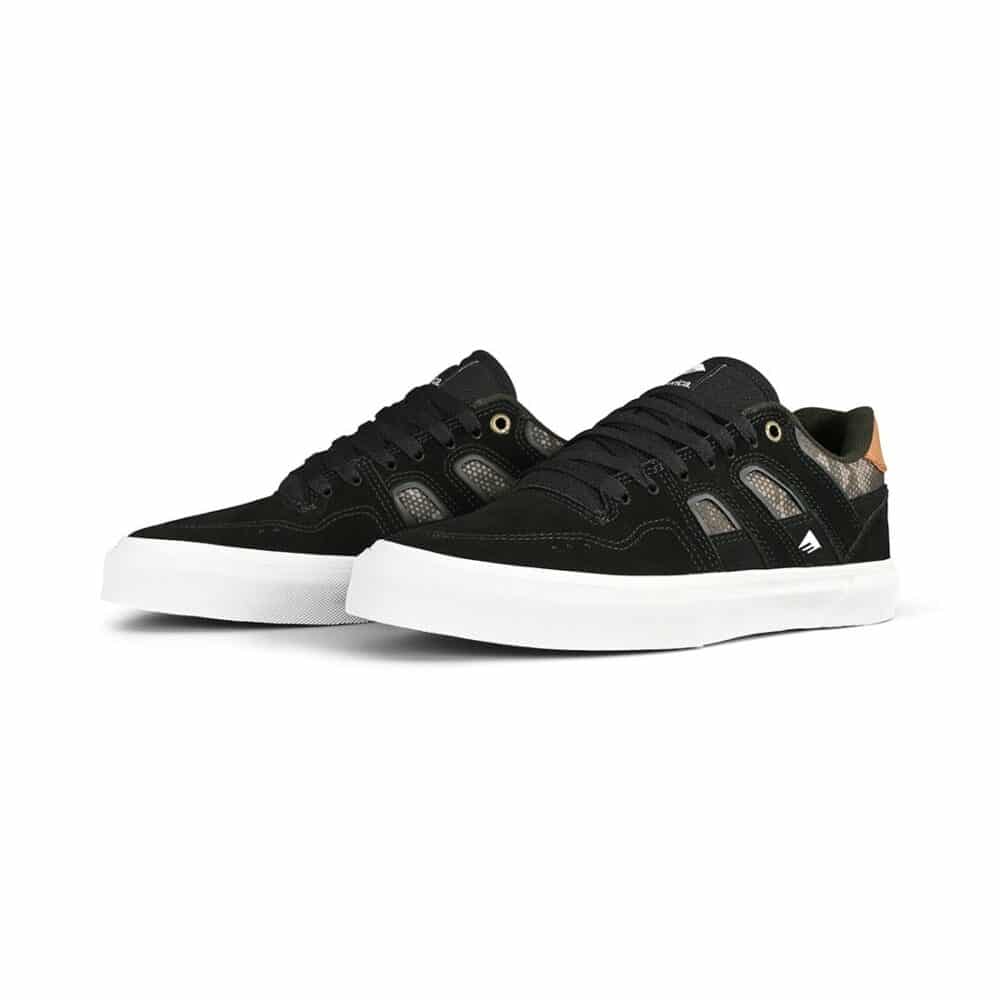 Emerica Tilt G6 Vulc Skate Shoes - Black/Camo