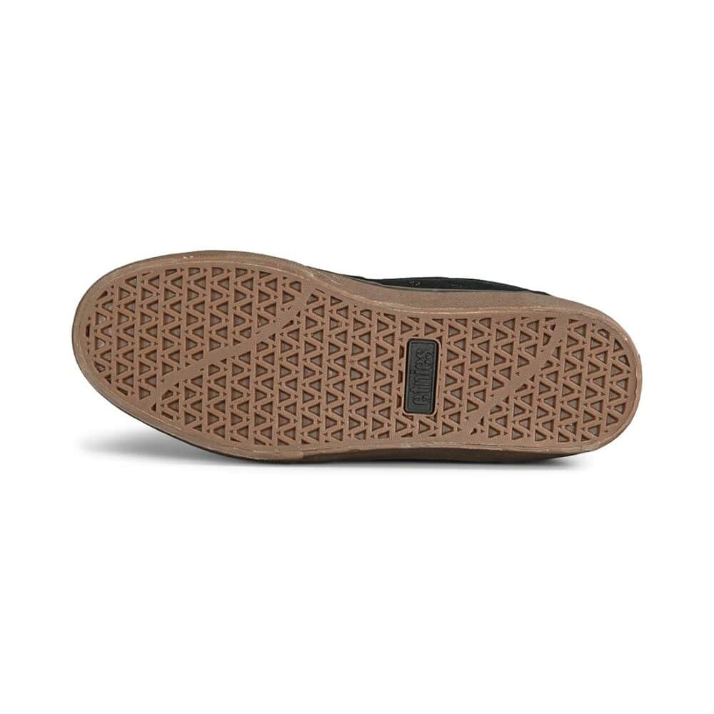 Etnies Barge LS Skate Shoes - Black/Gum/Silver