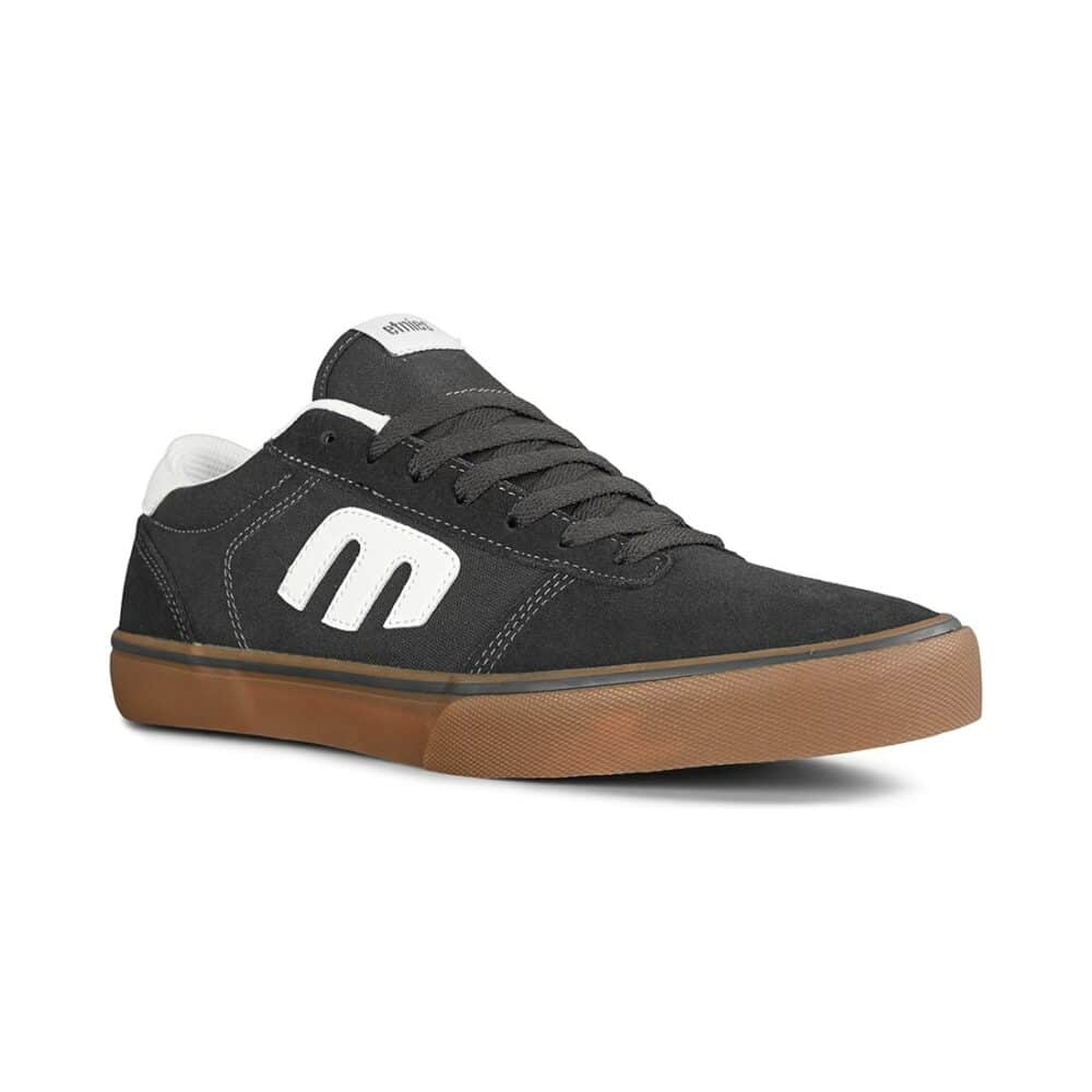 Etnies Calli-Vulc Skate Shoes - Dark Grey/White/Gum