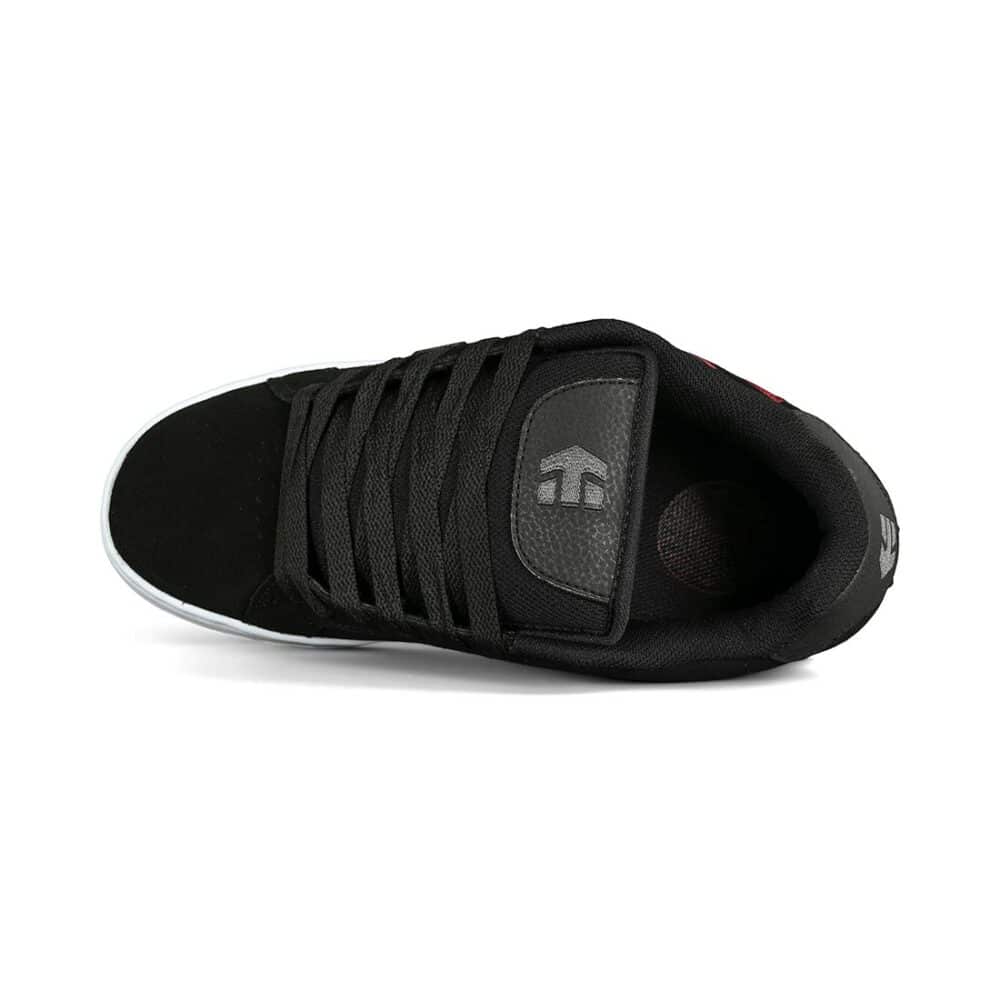 Etnies Fader Skate Shoes - Black/White/Burgundy