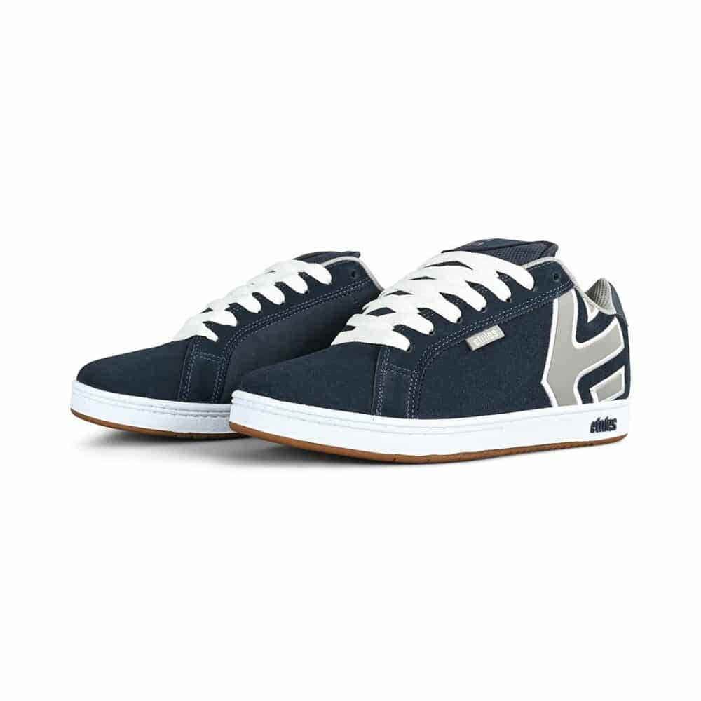 Etnies Fader Skate Shoes - Navy/Grey/White