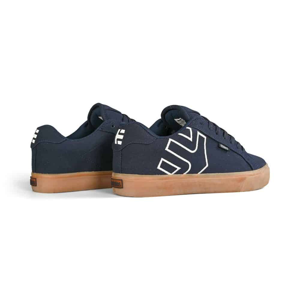 Etnies Fader Vulc Skate Shoes – Navy/White/Gum