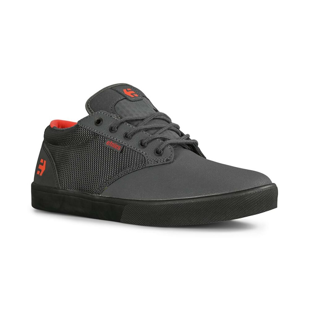 Etnies Jameson Mid Crank MTB Shoes - Dark Grey/Black/Red