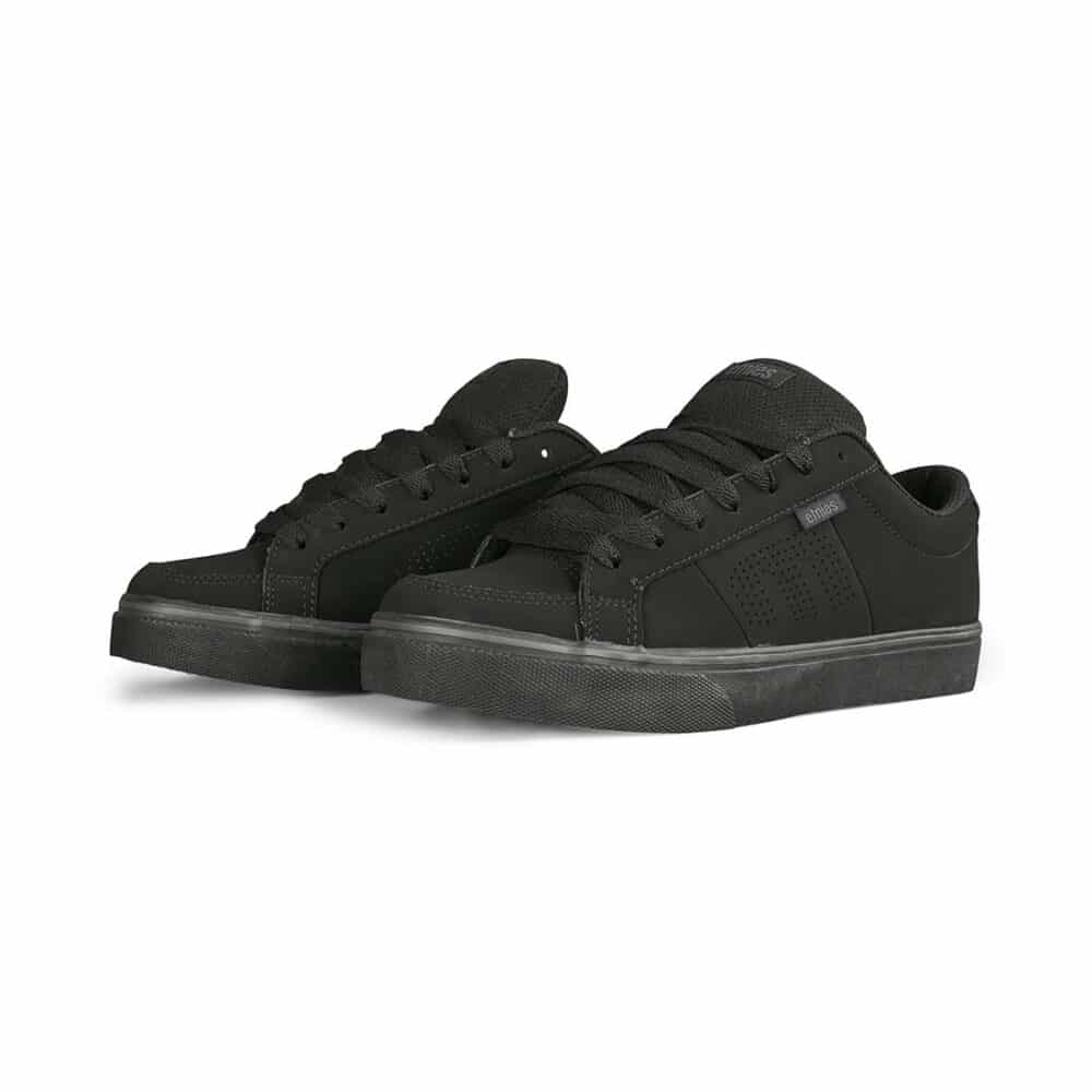 Etnies Kingpin Vulc Skate Shoes - Black-Black