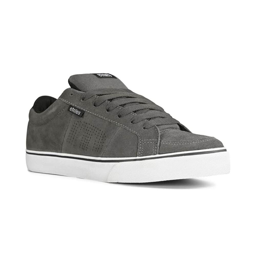 Etnies Kingpin Vulc Skate Shoes - Grey-Black-White