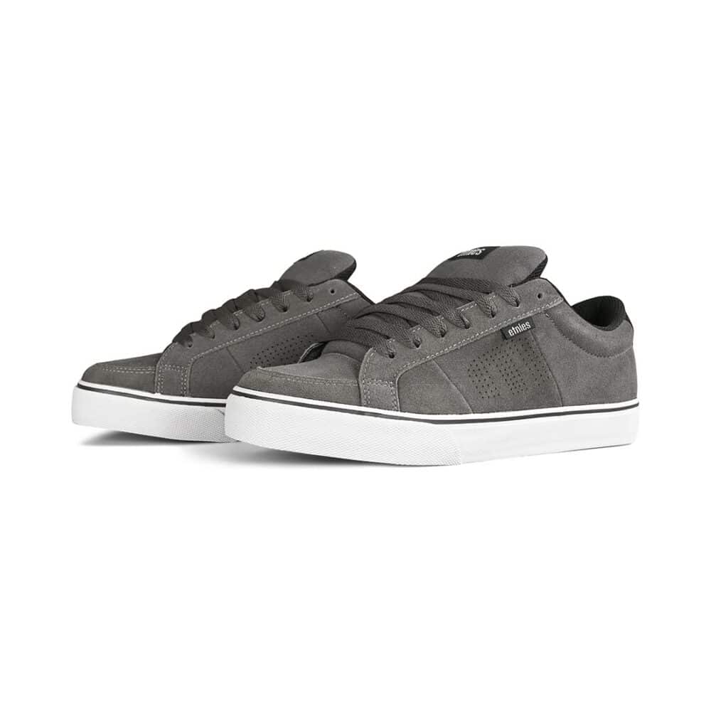 Etnies Kingpin Vulc Skate Shoes - Grey-Black-White