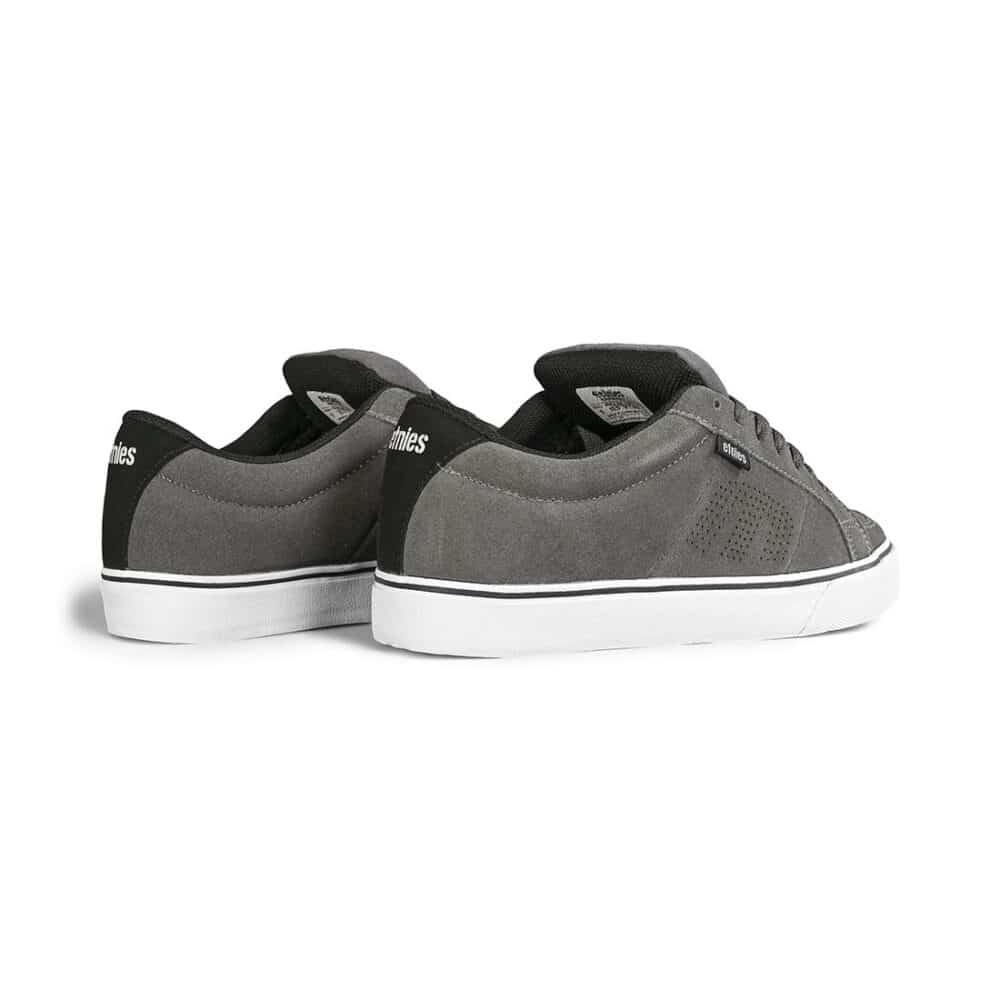 Etnies Kingpin Vulc Skate Shoes - Grey-Black-White