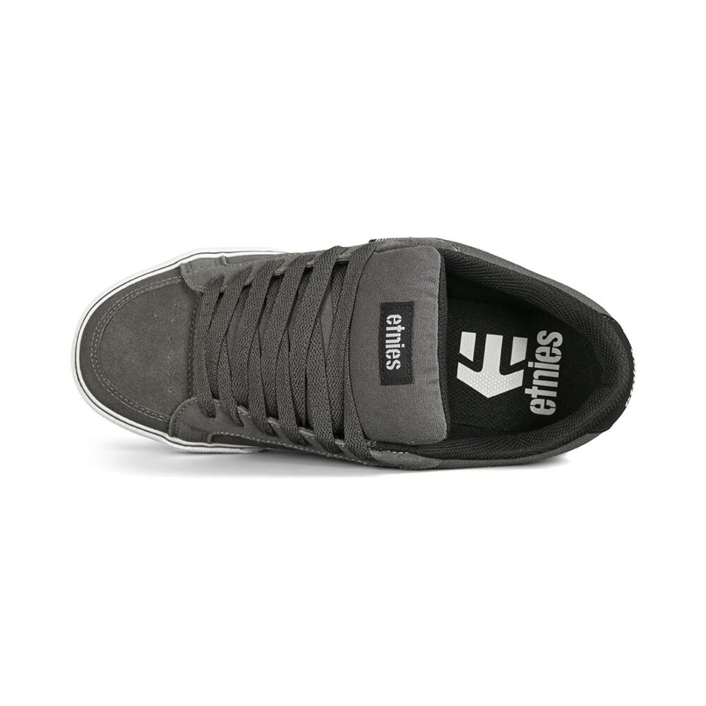 Etnies Kingpin Vulc Skate Shoes - Grey-Black-White