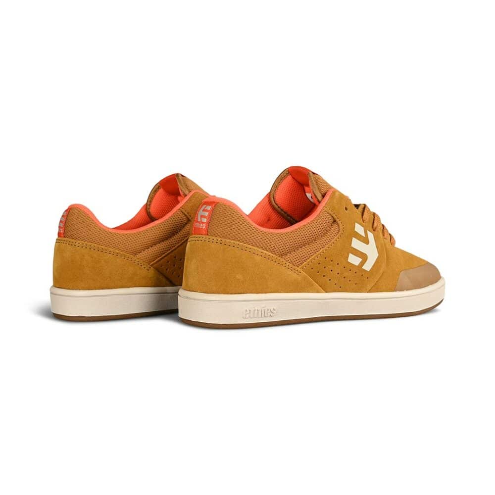 Etnies Marana Kids Skate Shoes - Brown/Orange