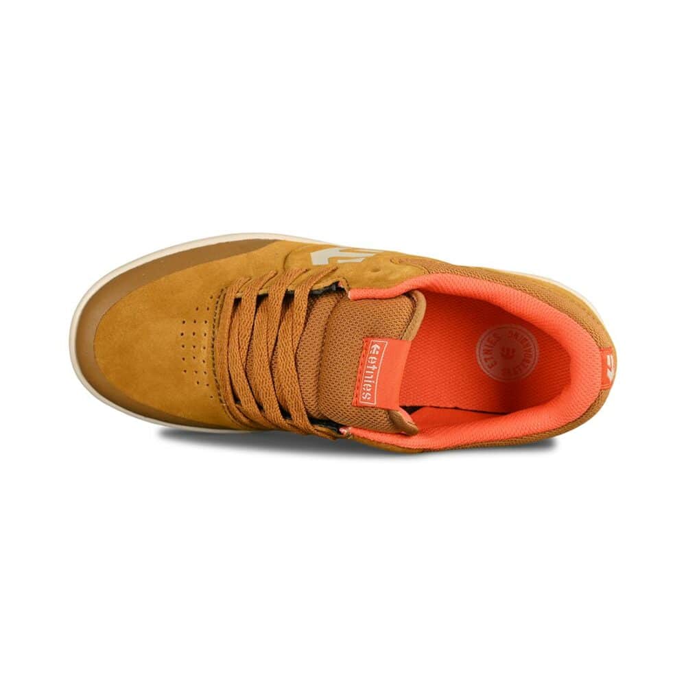 Etnies Marana Kids Skate Shoes - Brown/Orange