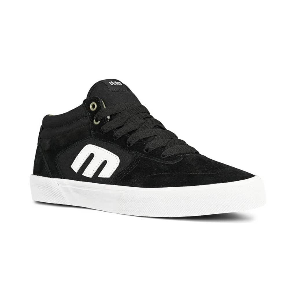 Etnies Windrow Vulc Mid Skate Shoes Black/White Supereight