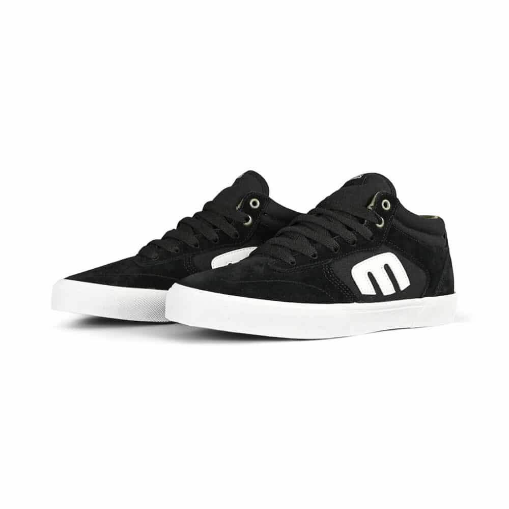 Etnies Windrow Vulc Mid Skate Shoes - Black/White