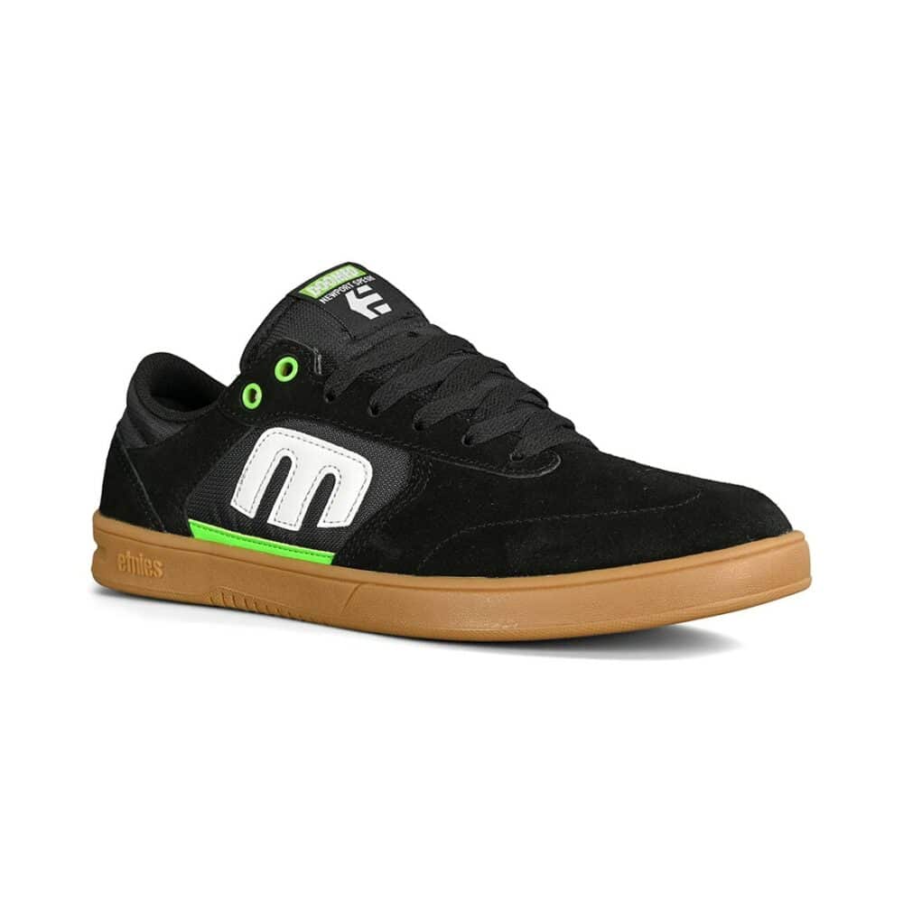 Etnies x Doomed Windrow BMX Shoes - Black/Green/Gum