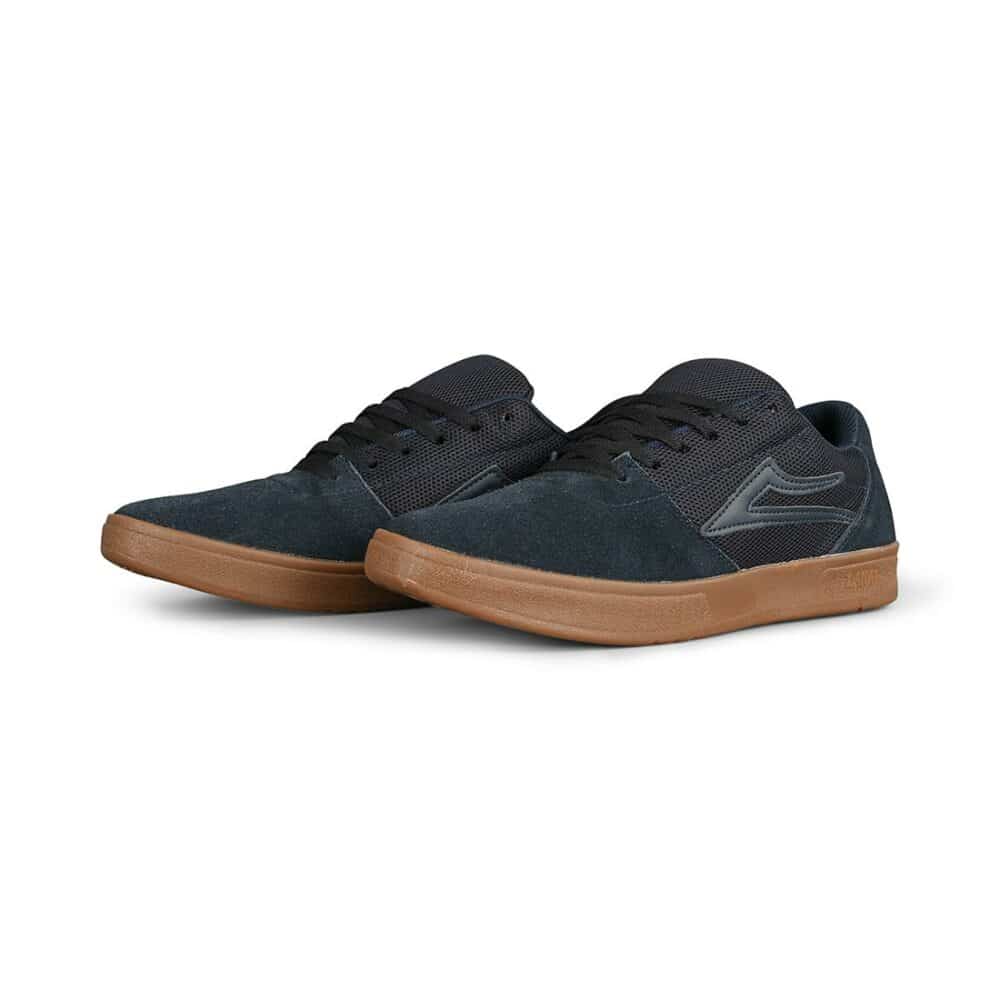 Lakai Brighton Skate Shoes - Navy/Gum